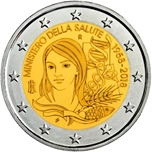 Foto de 2018 ITALIA 2 EUROS MINISTERIO SALUD