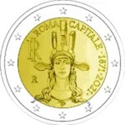 Foto de 2021 ITALIA 2 EUROS ROMA CAPITAL ITALIA