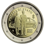 Foto de 2022 ITALIA 2 EUROS POLICIA DEL ESTADO