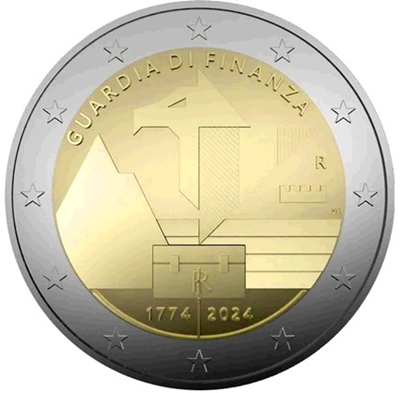 Foto de 2024 ITALA 2 EUROS GUARDIA DE FINANZA