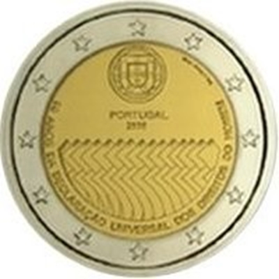 Foto de 2008 PORTUGAL 2 EUROS DCHOS HUMANOS
