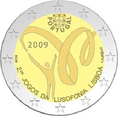 Foto de 2009 PORTUGAL 2 EUROS LUSOFONIA