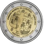 Foto de 2023 PORTUGAL 2 EUROS JORNADA JUVENTUD
