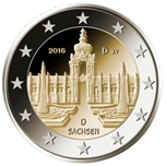 Foto de 2016 ALEMANIA 2 EUROS SAJONIA - DRESDE
