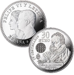 Foto de 2016 ESPAÑA 30 EUROS CERVANTES