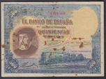 Foto de 1935/01/07 II REPUBLICA 500 PESETAS. Ord.Cat.24