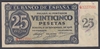 Foto de 1936/11/21 EE 25 PTAS CON SERIE BURGOS. Ord.Cat.39