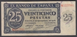 Foto de 1936/11/21 EE 25 PTAS CON SERIE BURGOS. Ord.Cat.39