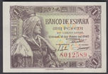 Foto de 1945/06/15 EE 1 PESETA REINA ISABAL SIN SERIE. Ord.Cat.47