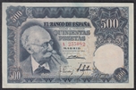 Foto de 1951/15/11 500PTAS BENLLIURE CON SERIE. Ord.Cat.59