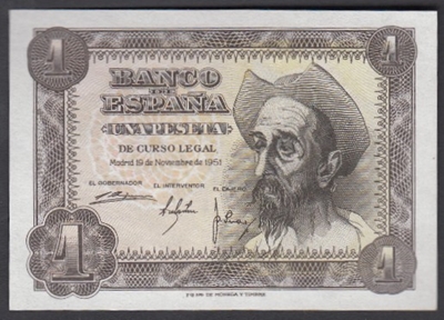 Foto de 1951/11/19 EE 1 PTA C/ SERIE DON QUIJOTE. Ord.Cat.61