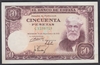 Foto de 1951/12/31 EE 50 PTAS S.RUSIÑOL C/SERIE. Ord.Cat.63
