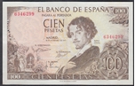 Foto de 1965/11/19 100 PTAS S/S BECQUER. Ord.Cat.74