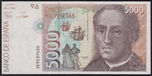 Foto de 1992/10/12 JUAN CARLOS I 5000 PESETAS SERIE A/... Ord.Cat.94