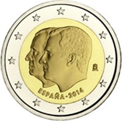 Foto de 2014 ESPAÑA 2 EUROS PROCLAMACIÓN FELIPE VI