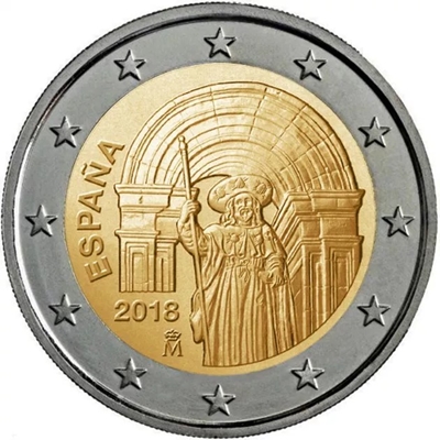 Foto de 2018 ESPAÑA 2 EUROS SANTIAGO DE COMPOSTELA