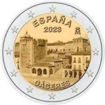 Foto de 2023 ESPAÑA 2 EUROS CIUDAD VIEJA de CACERES
