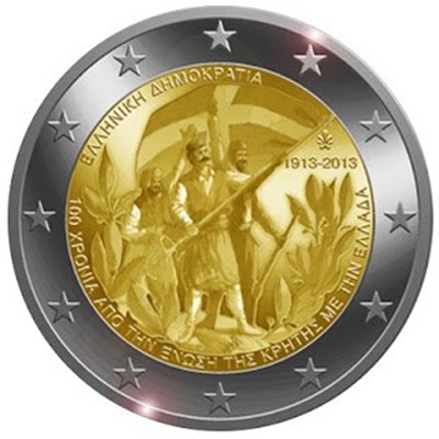 Foto de 2013 GRECIA 2 EUROS ANEXION DE CRETA