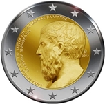 Foto de 2013 GRECIA 2 EUROS ACADEMIA PLATONICA