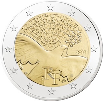 Foto de 2015 FRANCIA 2 EUROS PAZ EUROPA
