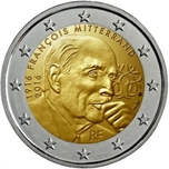 Foto de 2016 FRANCIA 2 EUROS F.MITTERRAND