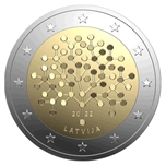Foto de 2022 LETONIA 2 EUROS BANCO DE LETONIA