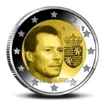 Foto de 2010 LUXEMBURGO 2 EUROS GRAN DUQUE y ESCUDO DE ARMAS