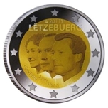 Foto de 2011 LUXEMBURGO 2 EUROS JEAN DE LUXEMBURGO Y SUS PADRES