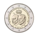 Foto de 2014 LUXEMBURGO 2 EUROS ASCENSION AL TRONO