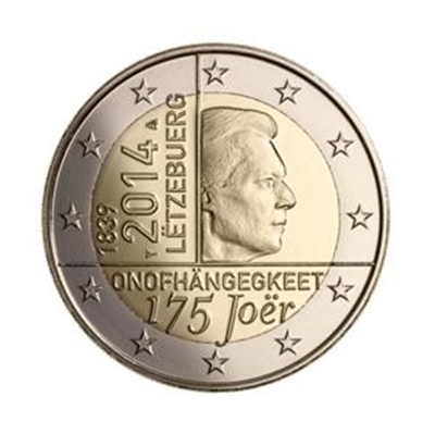 Foto de 2014 LUXEMBURGO 2 EUROS INDEPENDENCIA