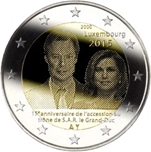 Foto de 2015 LUXEMBURGO 2 EUROS ASCENSION TRONO