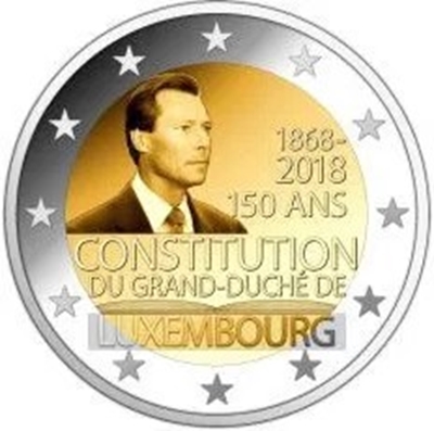 Foto de 2018 LUXEMBURGO 2 EUROS CONSTITUCION