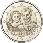 Foto de 2021 LUXEMBURGO 2 EUROS MATRIMONIO GRAN DUQUE ENRIQUE