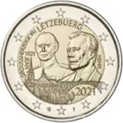 Foto de 2021 LUXEMBURGO 2 EUROS GRAN DUQUE JEAN