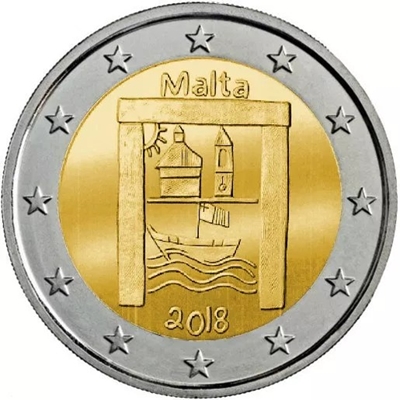 Foto de 2018 MALTA 2 EUROS PATRIMONIO CULTURAL