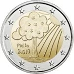 Foto de 2019 MALTA 2 EUROS NATURALEZA y MEDIO AMBIENTE