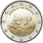 Foto de 2021 MALTA 2 EUROS HEROES DE LA PANDEMIA