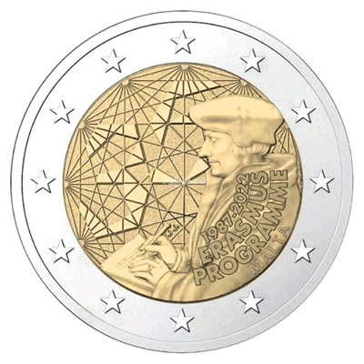 Foto de 2022 MALTA 2 EUROS ERASMUS