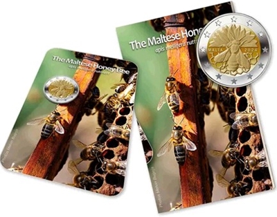 Foto de 2024 MALTA 2 EUROS ABEJA