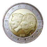 Foto de 2005 BELGICA 2 EUROS ALBERTO II y EL DUQUE HENRI