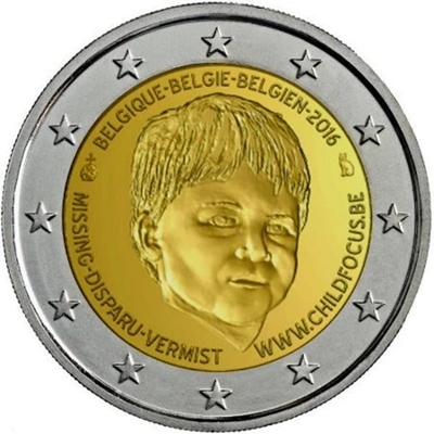Foto de 2016 BELGICA 2 EUROS NIÑOS DESAPARECIDOS