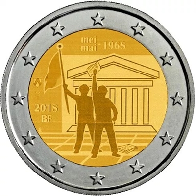 Foto de 2018 BELGICA 2 EUROS MAYO 1968
