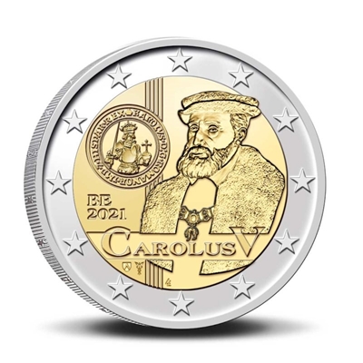 Foto de 2021 BELGICA 2 EUROS CARLOS V