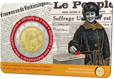 Foto de 2023 BELGICA 2 EUROS SUFRAGIO FEMENINO