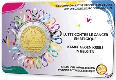Foto de 2024 BELGICA 2 EUROS LUCHA CONTRA CANCER