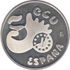 Foto de 1991 ESPAÑA 5 ECU P FDC AVERRO