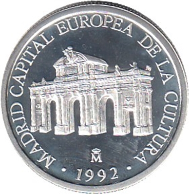 Foto de 1992 ESPAÑA 1 ECU PLATA FDC