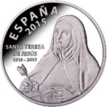 Foto de 2015 10 EUROS STA TERESA DE JESUS
