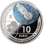 Foto de 2019 10 EUROS LLEGADA HOMBRE A LA LUNA