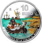 Foto de 2021 10 EUROS V Cent VUELTA AL MUNDO